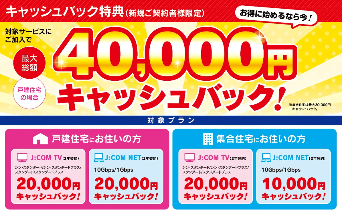 J:COM ケーブルテレビ（CATV）・インターネット・電話・スマホ・電力